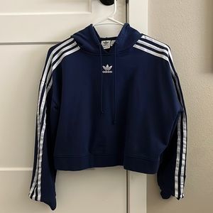 Cropped Adidas Hoodie